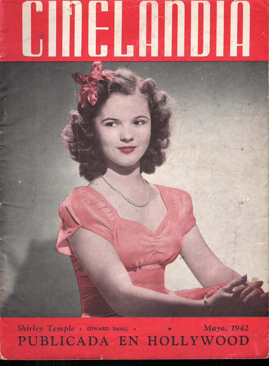 CINELANDIA magazine side cover May 1942