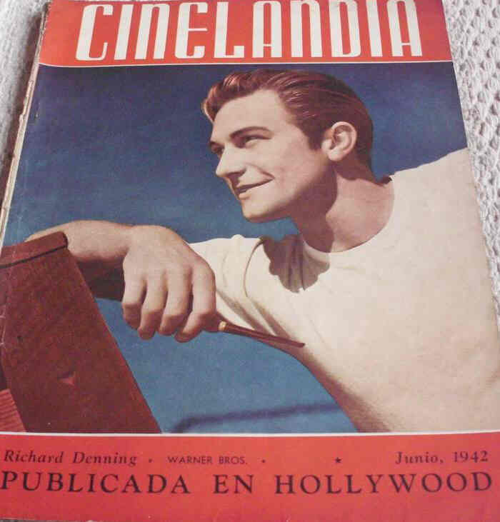 CINELANDIA magazine side cover June 1942