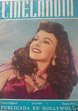 CINELANDIA magazine side cover January 1943