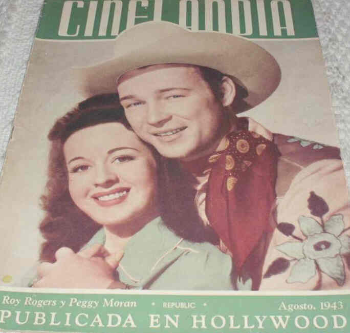 CINELANDIA magazine side cover August 1943