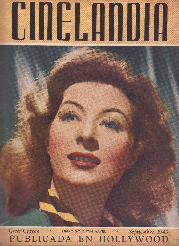 CINELANDIA magazine side cover September 1943