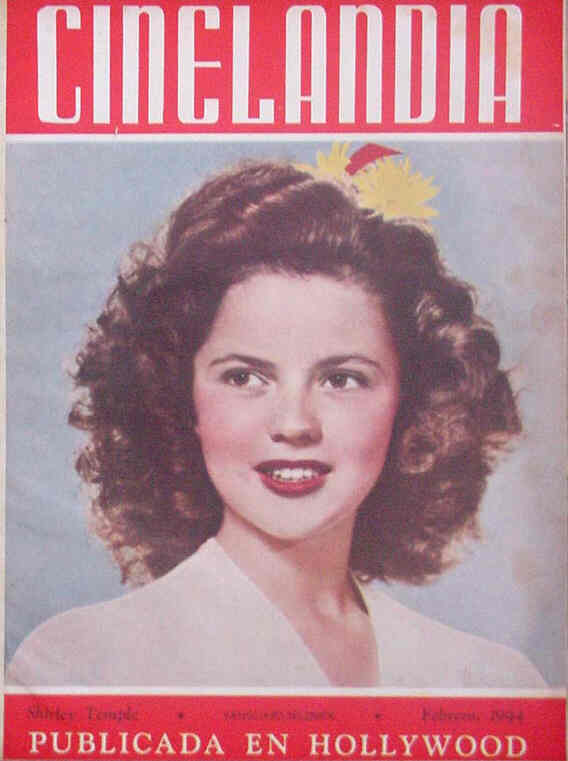 CINELANDIA magazine side cover February 1944