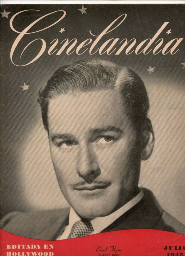 CINELANDIA magazine side cover July 1945
