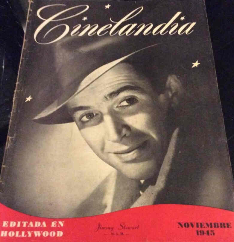 CINELANDIA magazine side cover November 1945