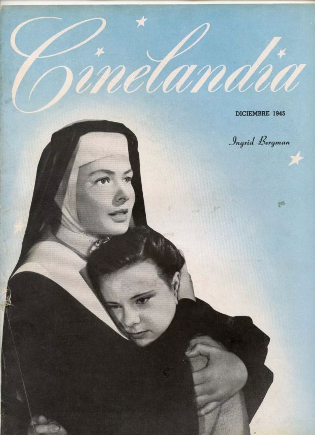 CINELANDIA magazine side cover December 1945
