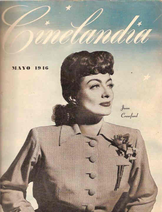 CINELANDIA magazine side cover May 1946