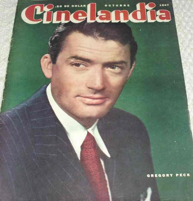 CINELANDIA magazine side cover October 1947