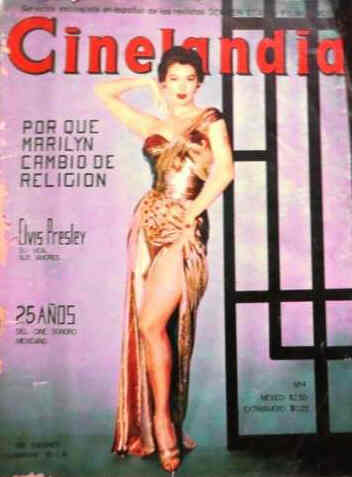 CINELANDIA (Mx) magazine side cover Issue 4  1957