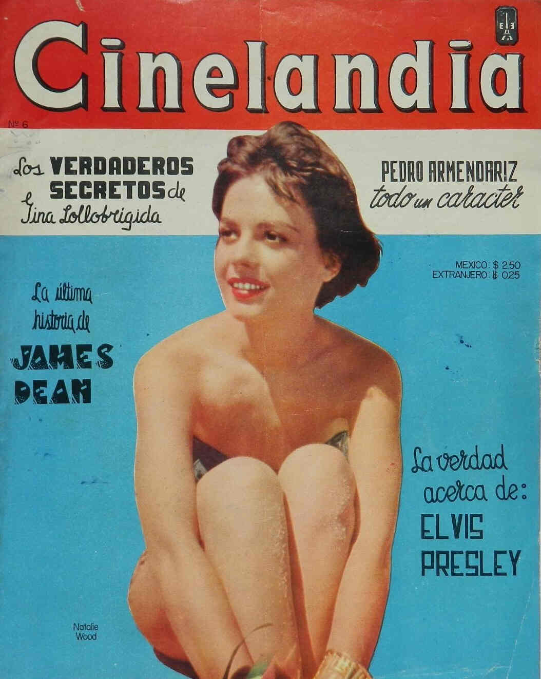 CINELANDIA (Mx) magazine side cover Issue 6  1957