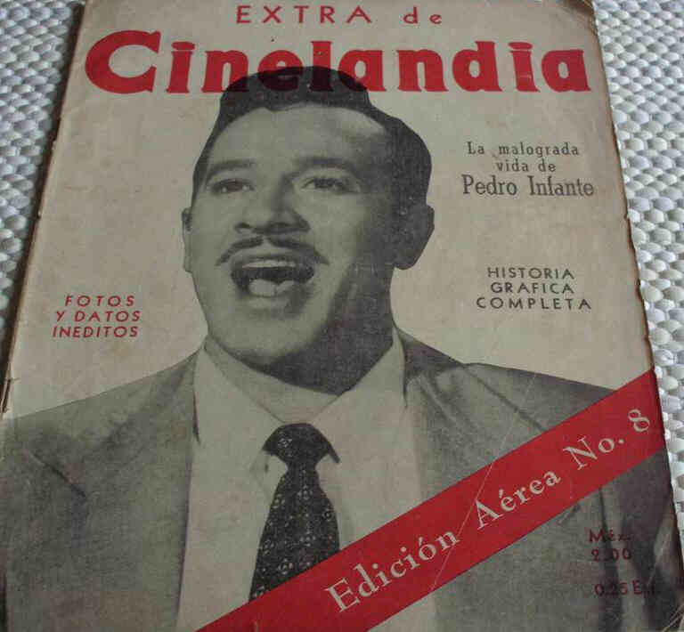 CINELANDIA (Mx) magazine side cover Issue 8  1957