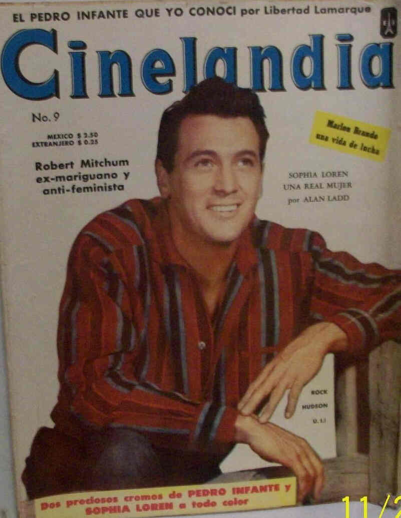CINELANDIA (Mx) magazine side cover Issue 9  1957