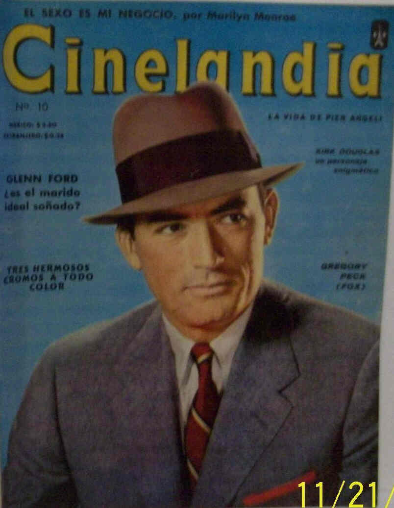 CINELANDIA (Mx) magazine side cover Issue 10  1957