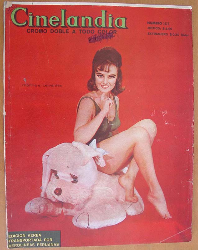 CINELANDIA (Mx) magazine side cover Issue 103 15 January 1963