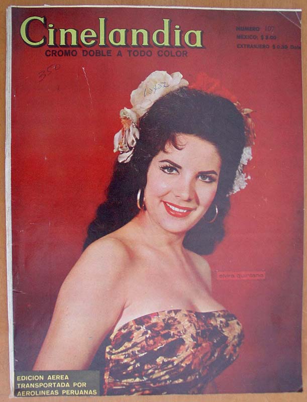 CINELANDIA (Mx) magazine side cover Issue 107 31 March 1963