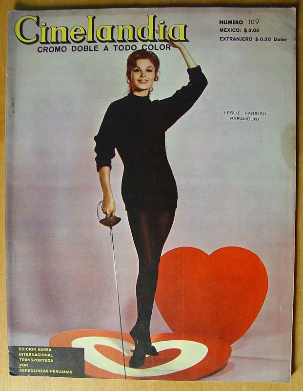 CINELANDIA (Mx) magazine side cover Issue 109 15 May 1963