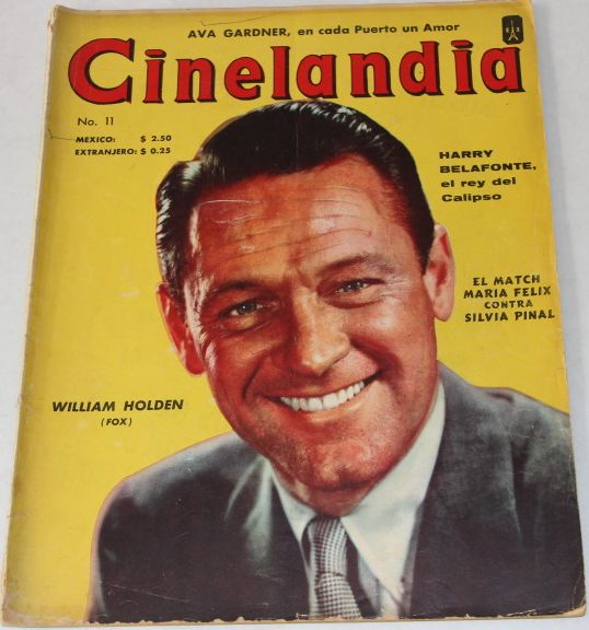 CINELANDIA (Mx) magazine side cover Issue 11  1957