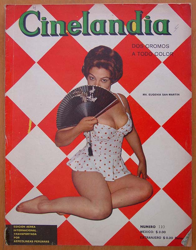 CINELANDIA (Mx) magazine side cover Issue 110 30 May 1963