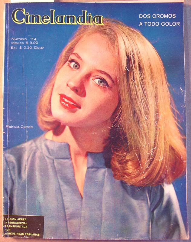 CINELANDIA (Mx) magazine side cover Issue 114 31 July 1963