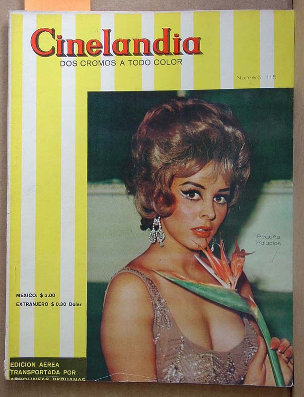 CINELANDIA (Mx) magazine side cover Issue 115 15 August 1963