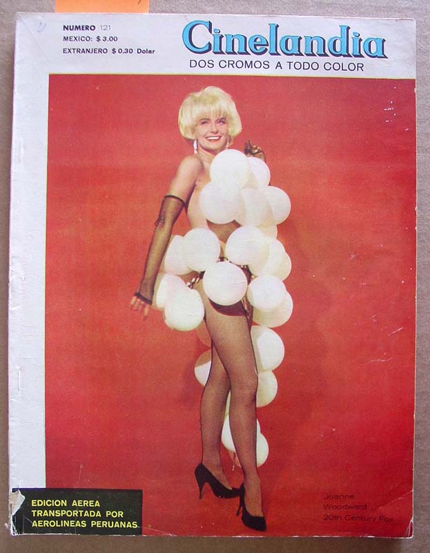 CINELANDIA (Mx) magazine side cover Issue 121 15 November 1963
