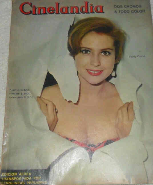 CINELANDIA (Mx) magazine side cover Issue 124 31 December 1963