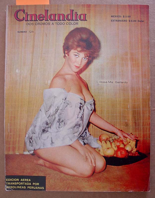 CINELANDIA (Mx) magazine side cover Issue 126 31 January 1964