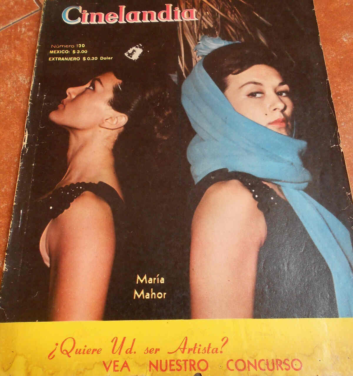 CINELANDIA (Mx) magazine side cover Issue 130 31 March 1964
