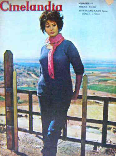 CINELANDIA (Mx) magazine side cover Issue 163 15 August 1965