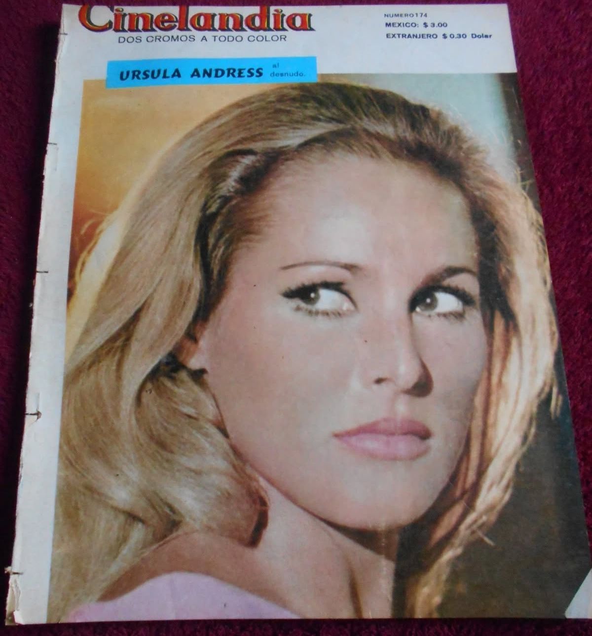 CINELANDIA (Mx) magazine side cover Issue 174 31 December 1965