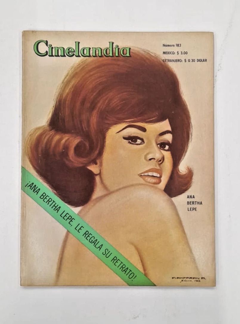 CINELANDIA (Mx) magazine side cover Issue 183  1966