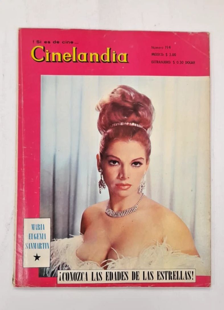 CINELANDIA (Mx) magazine side cover Issue 194  1966
