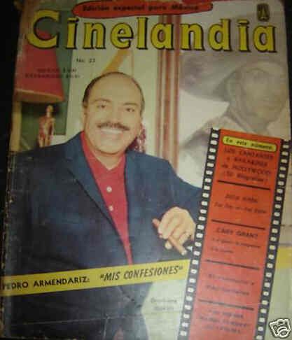 CINELANDIA (Mx) magazine side cover Issue 22  1958