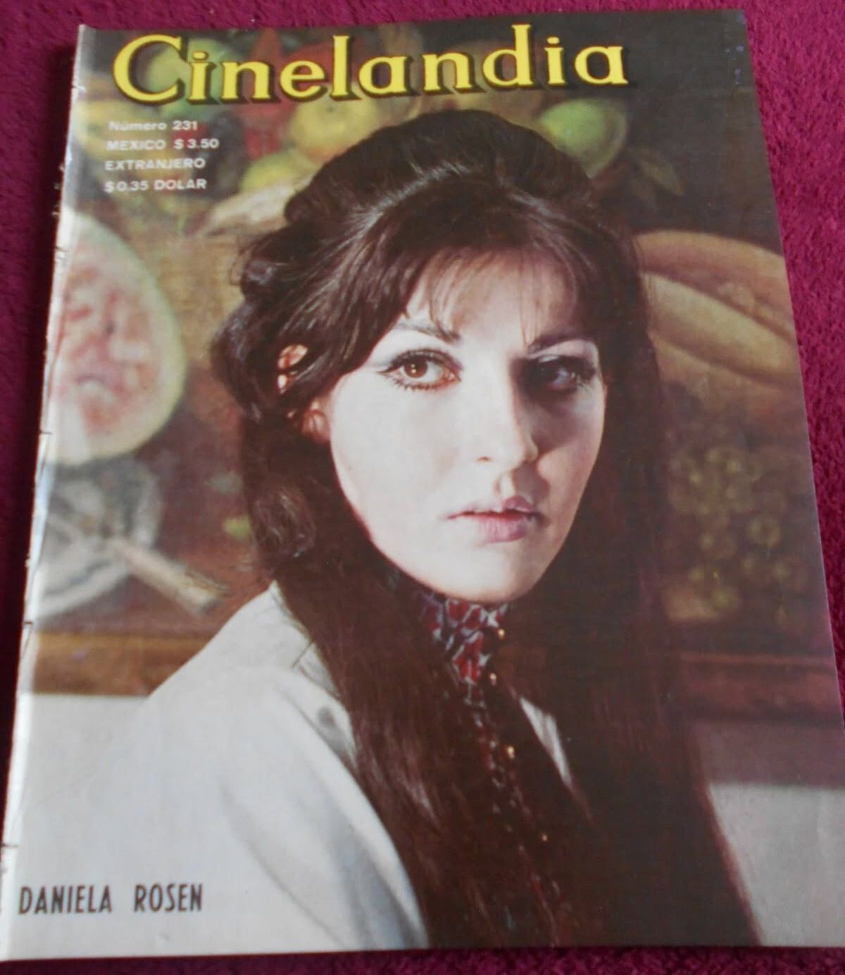 CINELANDIA (Mx) magazine side cover Issue 231 July 1968