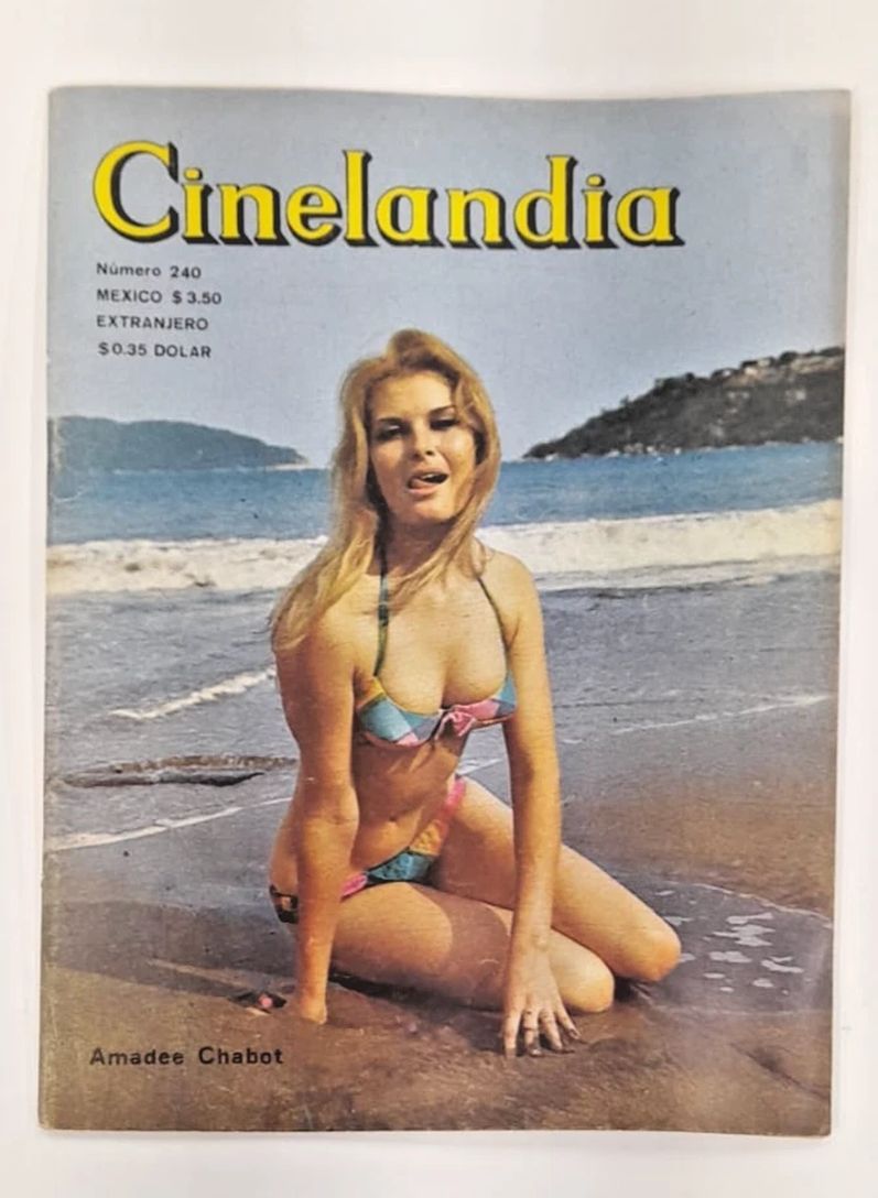 CINELANDIA (Mx) magazine side cover Issue 240  1968