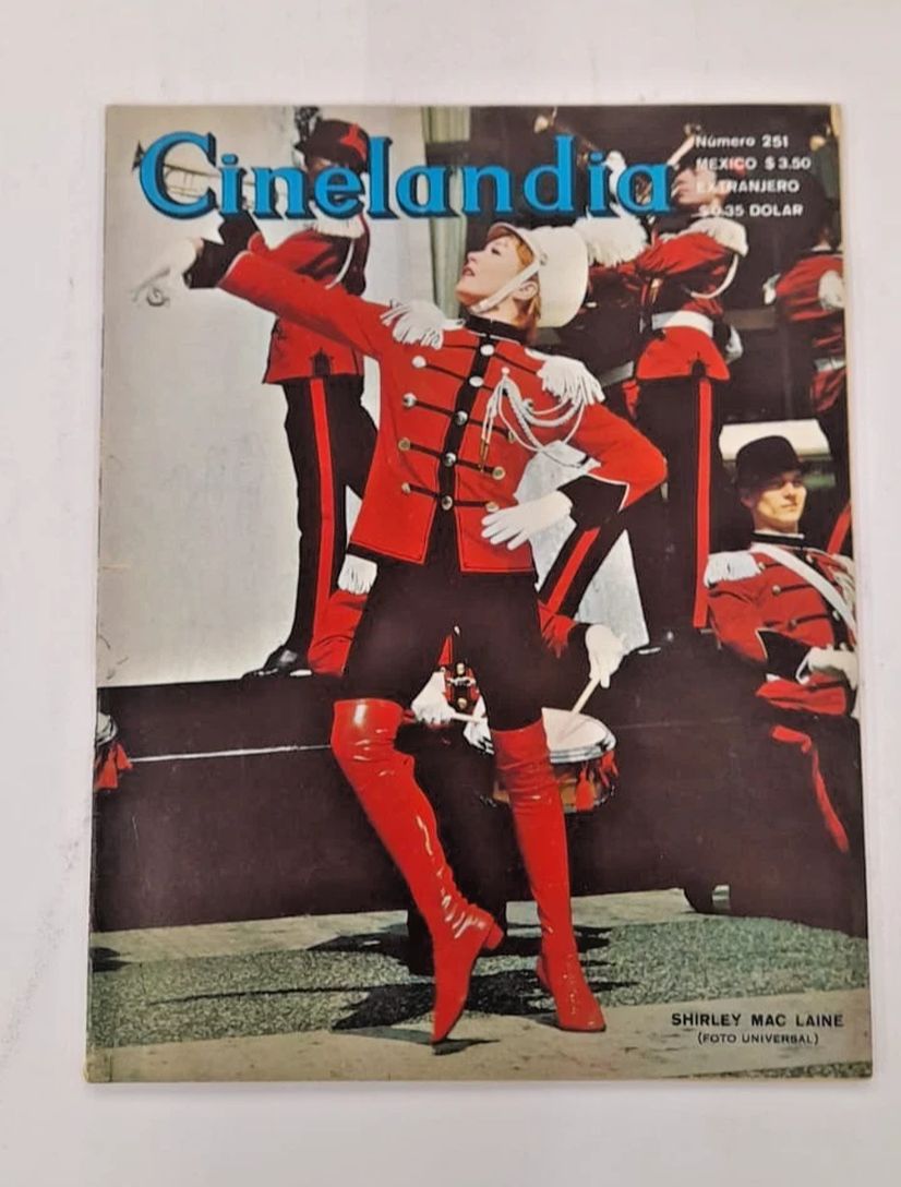 CINELANDIA (Mx) magazine side cover Issue 251  1969