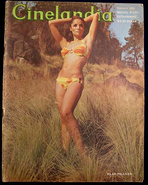 CINELANDIA (Mx) magazine side cover Issue 254 21 June 1969