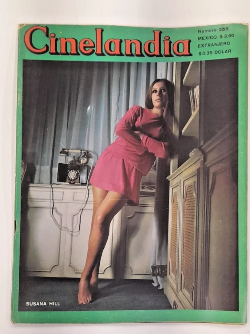 CINELANDIA (Mx) magazine side cover Issue 259 29 August 1969