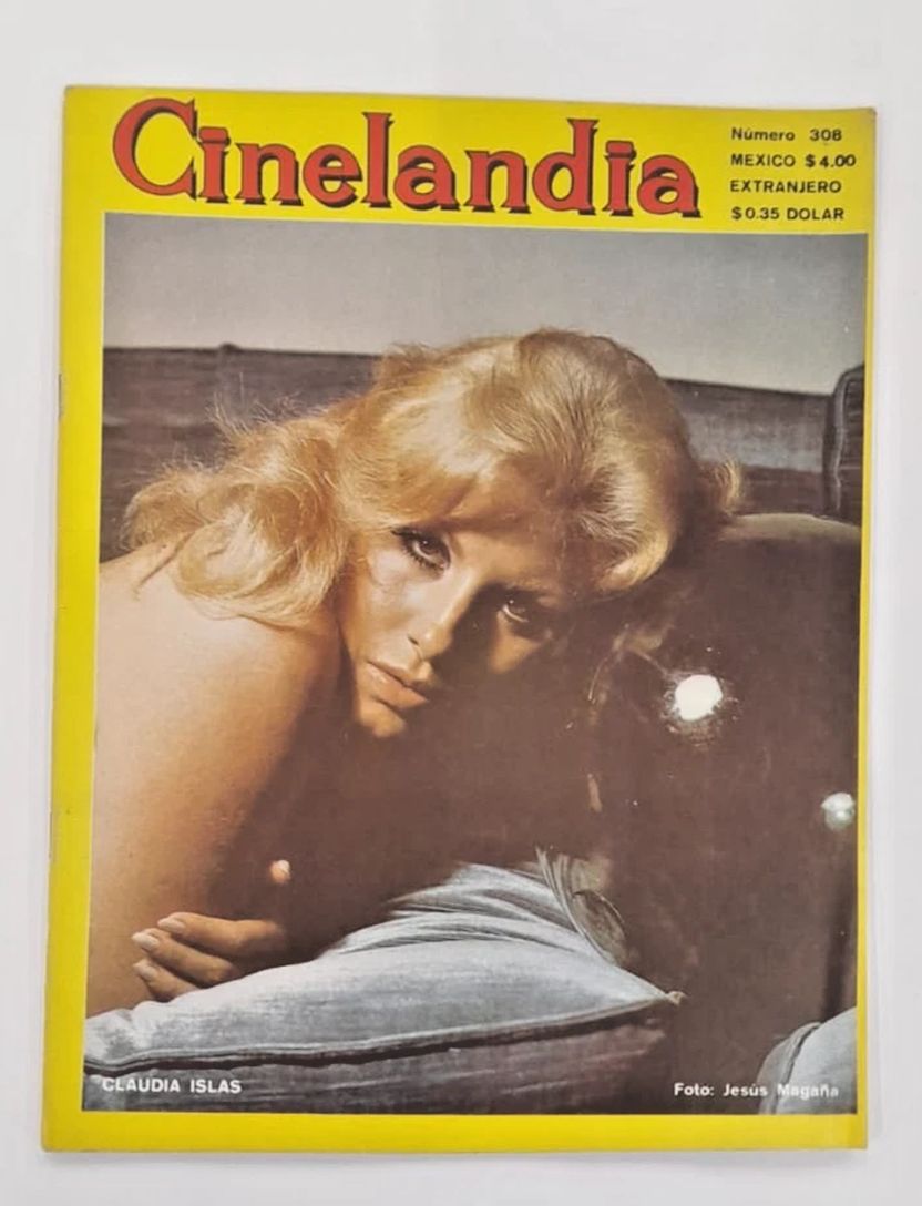 CINELANDIA (Mx) magazine side cover Issue 308  1971