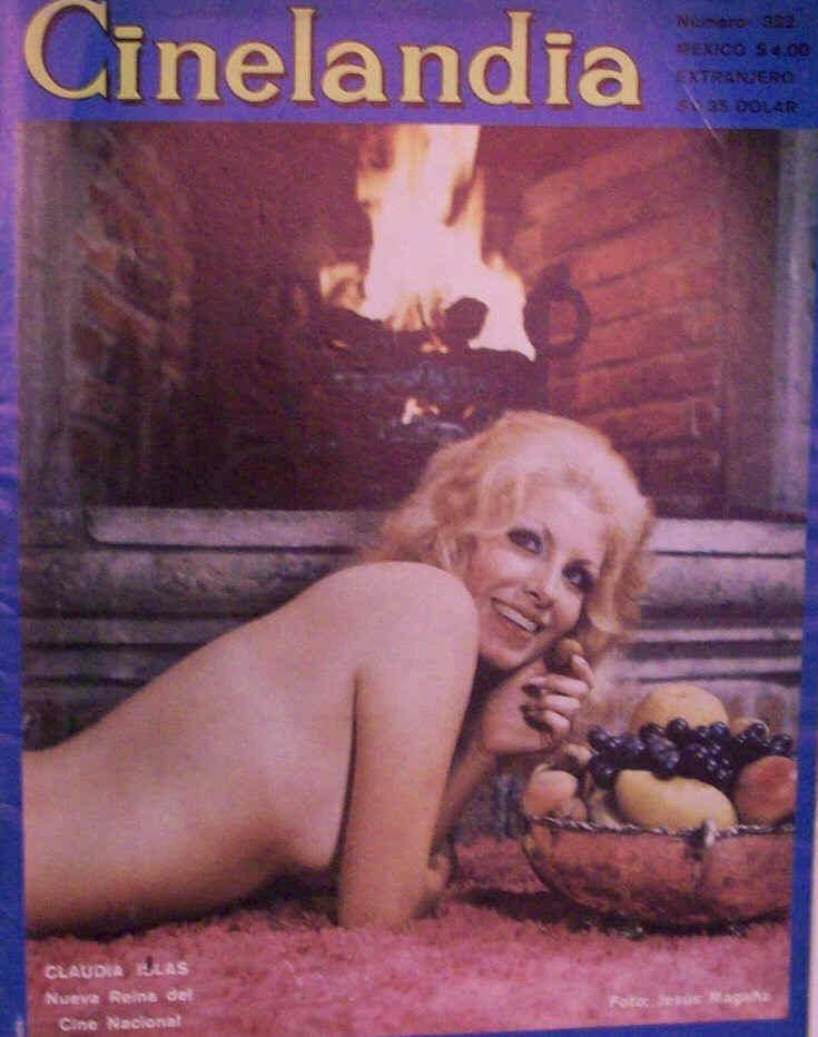 CINELANDIA (Mx) magazine side cover Issue 322  1972