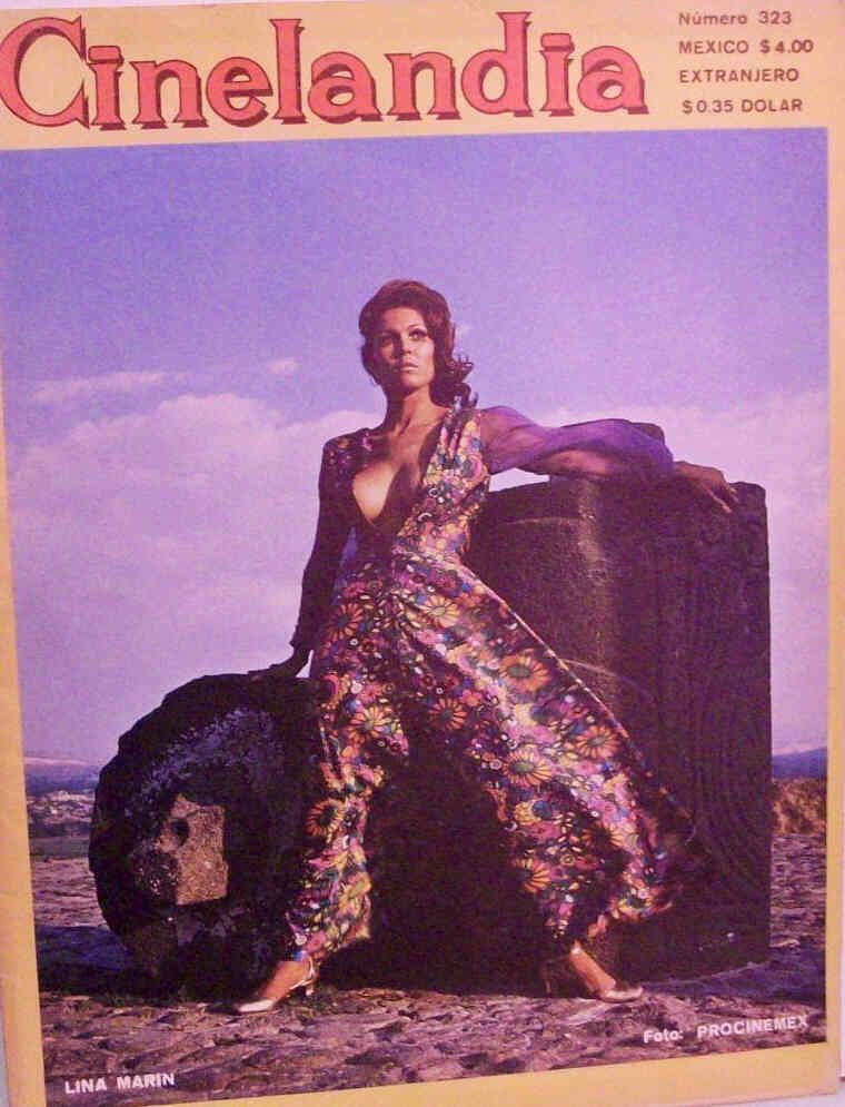 CINELANDIA (Mx) magazine side cover Issue 323  1972