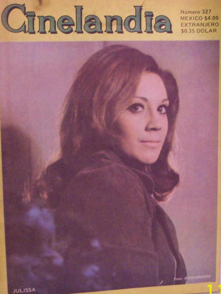 CINELANDIA (Mx) magazine side cover Issue 327  1972
