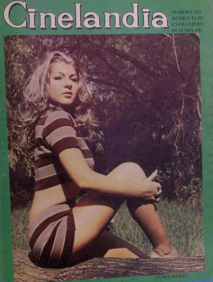 CINELANDIA (Mx) magazine side cover Issue 332  1972