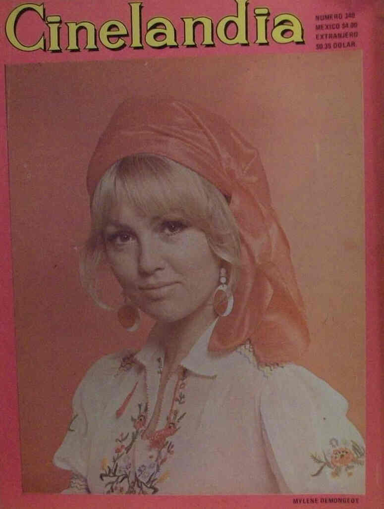 CINELANDIA (Mx) magazine side cover Issue 340  1972