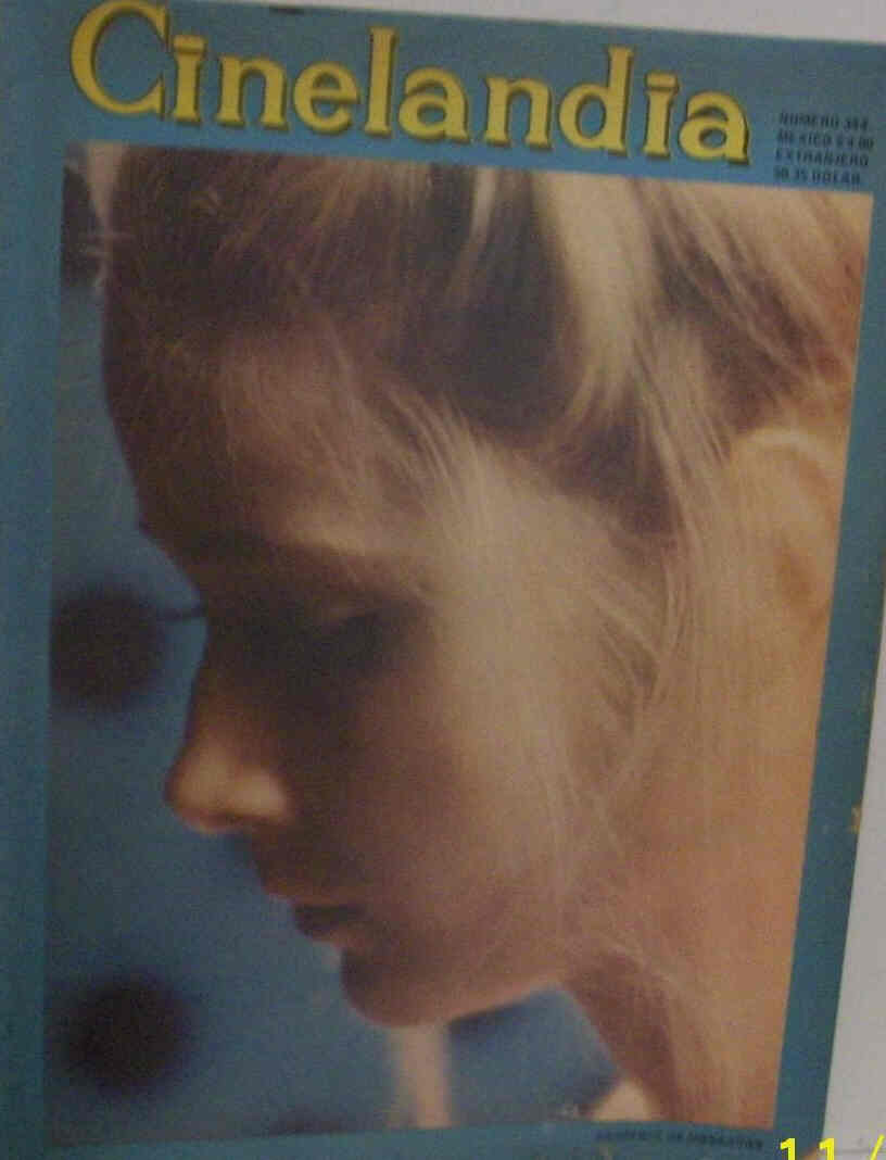 CINELANDIA (Mx) magazine side cover Issue 344  1972