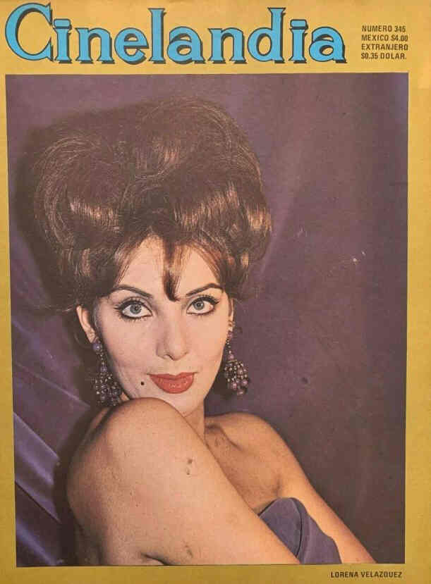 CINELANDIA (Mx) magazine side cover Issue 345  1972