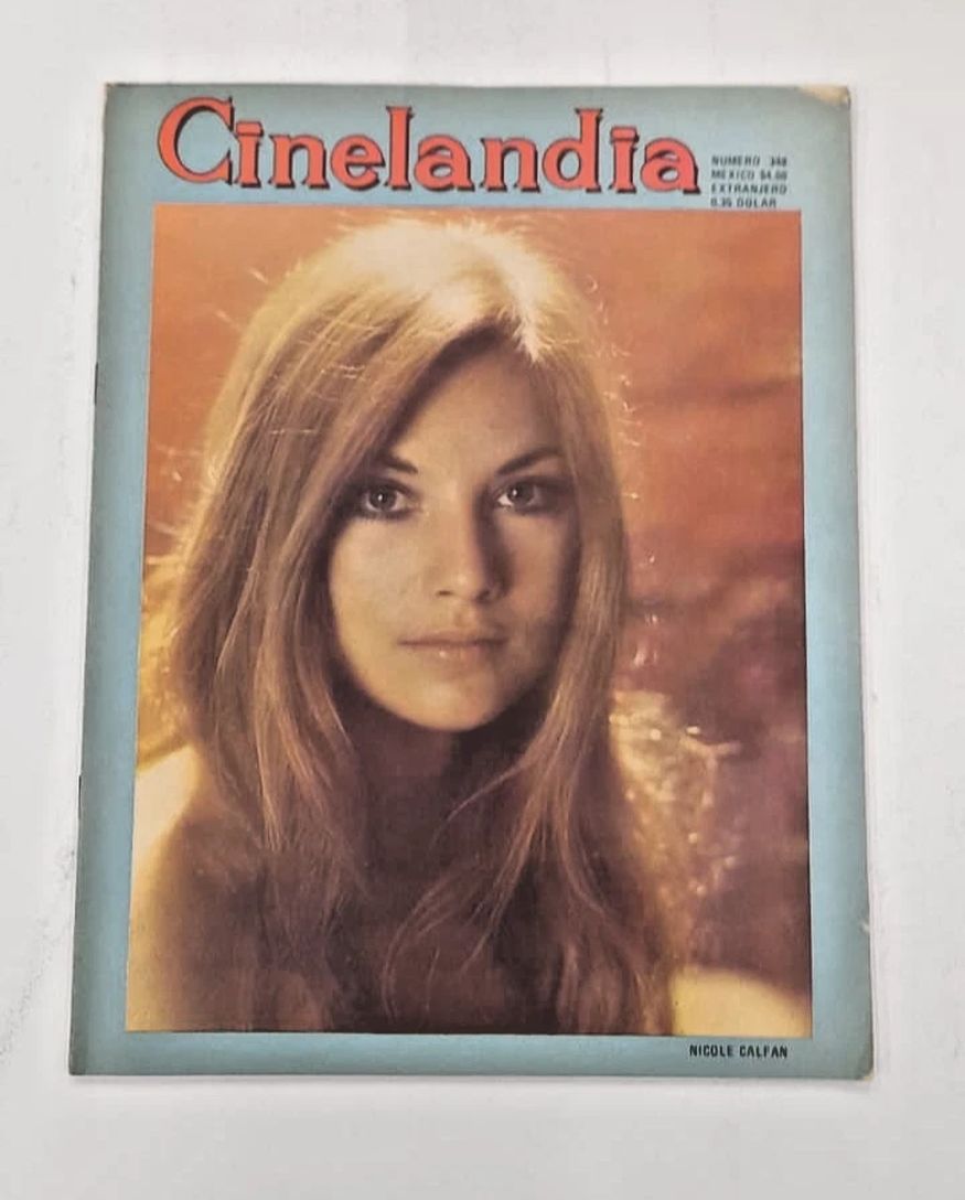 CINELANDIA (Mx) magazine side cover Issue 348 January 1973