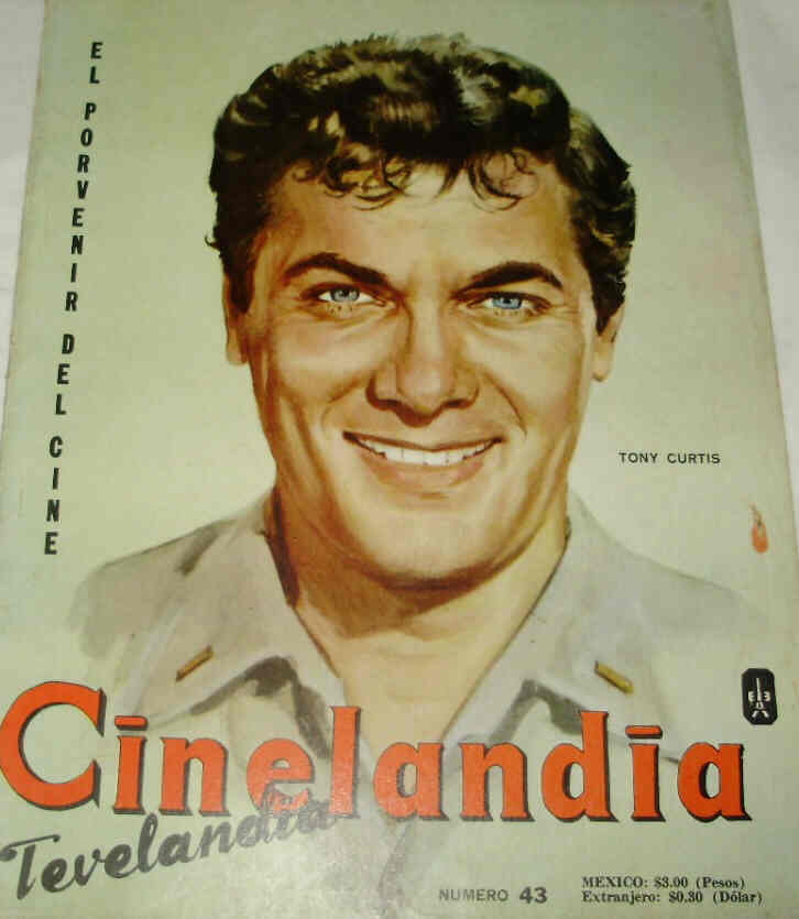 CINELANDIA (Mx) magazine side cover Issue 43  1960