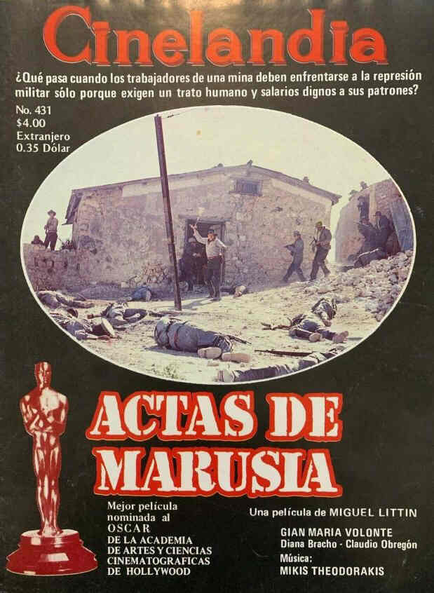 CINELANDIA (Mx) magazine side cover Issue 431  1976