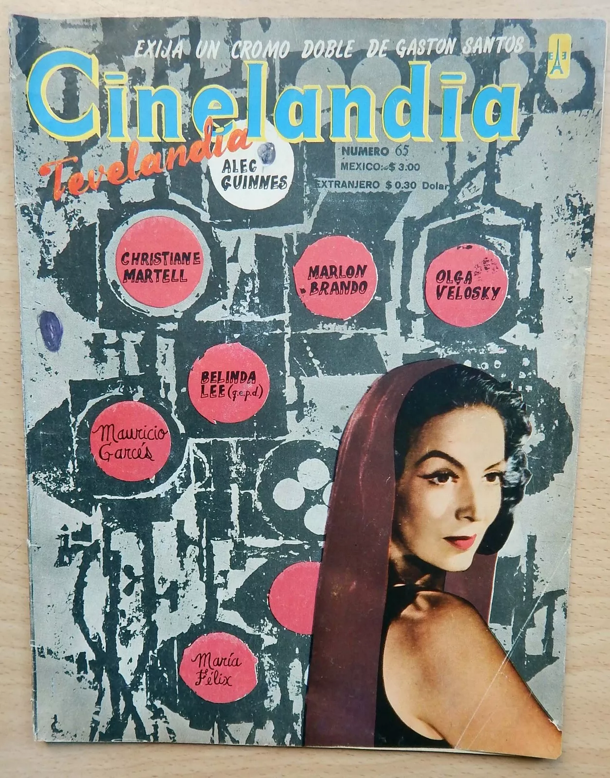 CINELANDIA (Mx) magazine side cover Issue 65  1961