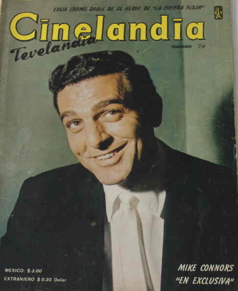 CINELANDIA (Mx) magazine side cover Issue 74  1961